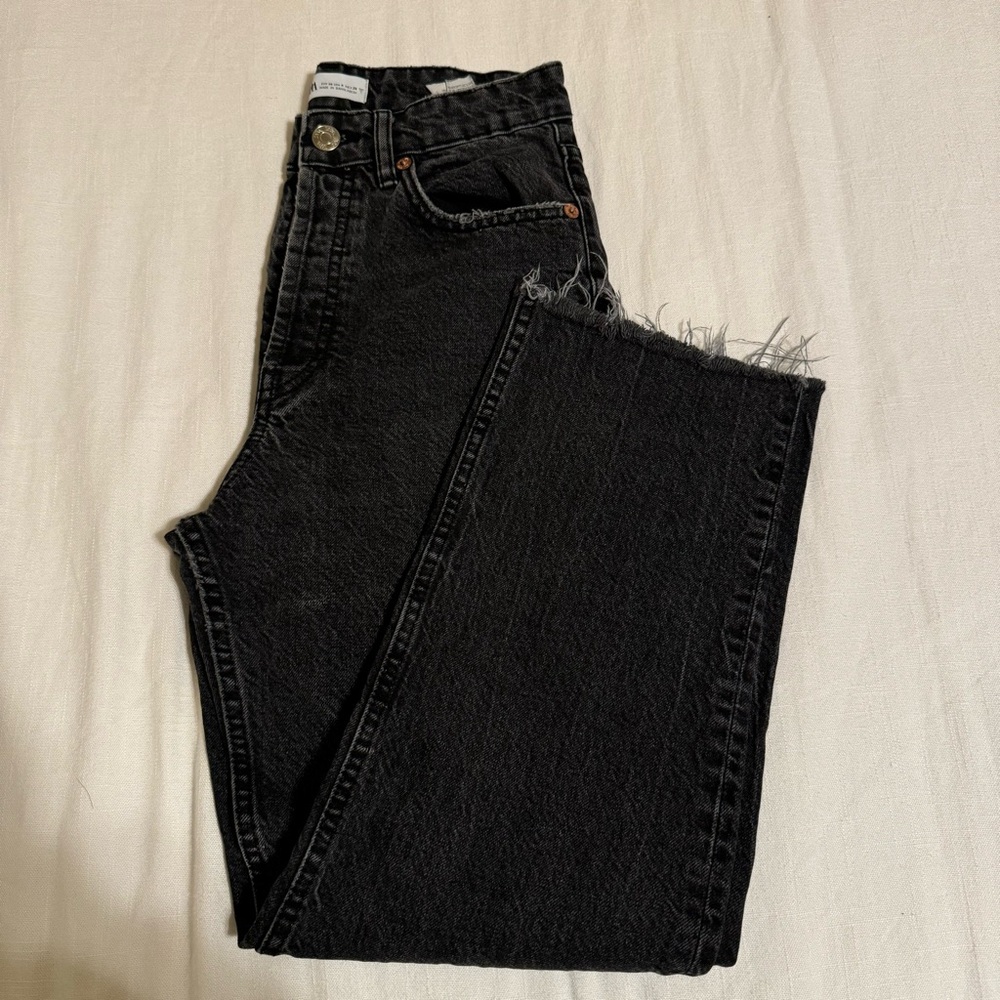 Zara Ankle Mom Jeans